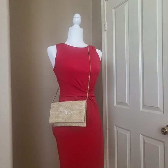 Brand new authentic Dior raffia wicker summer pouch from Dior Beauty - Picture 8 of 17